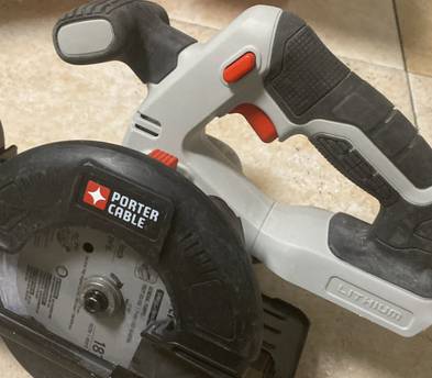 Porter cable set of 5 tools, battery and charger