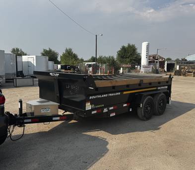 Dump Trailer: 7x14' Hydraulic dump trailer | 12,000lb capacity | 24x7 contactless pickup/dropoff
