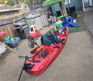 Registered Fishing kayak  Bonified rs117 sit on top
