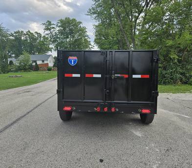 6x12 dump trailer (8 yard)