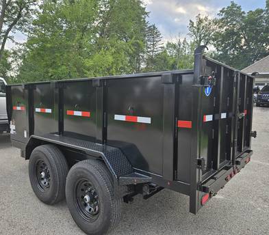 6x12 dump trailer (8 yard)