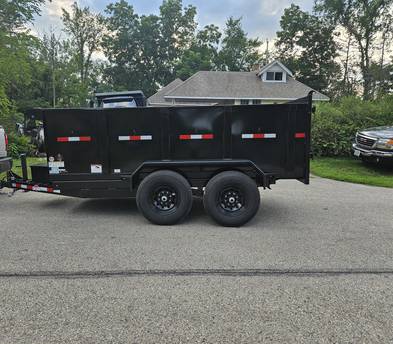 6x12 dump trailer (8 yard)