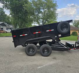 6x12 dump trailer (8 yard)