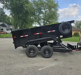 6x12 dump trailer (8 yard)