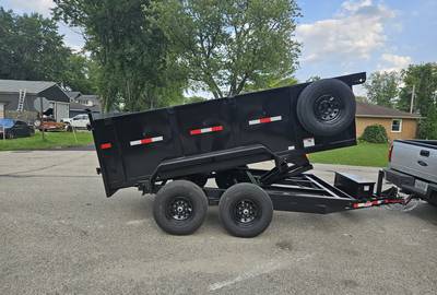 6x12 dump trailer (8 yard)