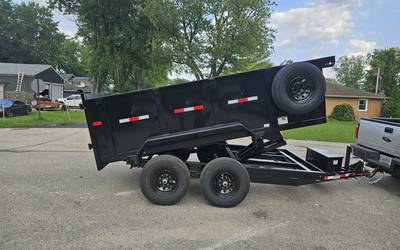 6x12 dump trailer (8 yard)