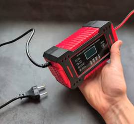 Both portable Jumpstart & Smart Battery Charger for Car Battery,  Motorcycle, Smart Car Trickle Charger, Boat