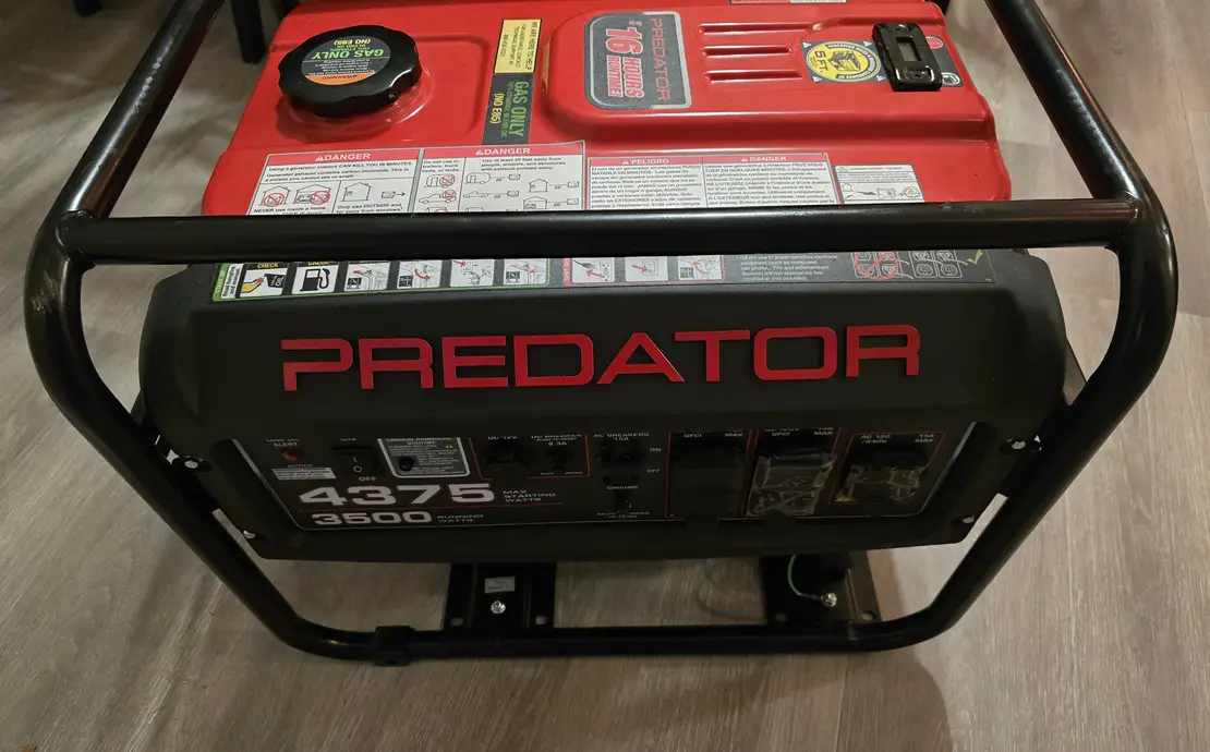4375 Predator generator