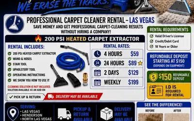 200 psi heated carpet cleaner extractor with great power