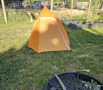 One person backpacking tent