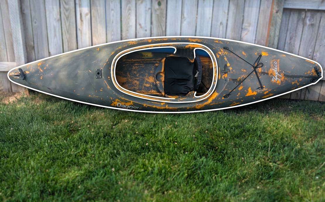 Dagger Zydeco Recreational Kayak | $45/Day Full Kit
