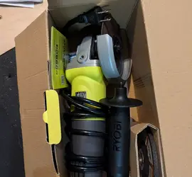 Ryobi 4-1/2 in Barrel Grip Angle Grinder