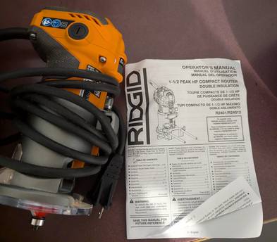 RIGID 1-1/2 peak HP compact router