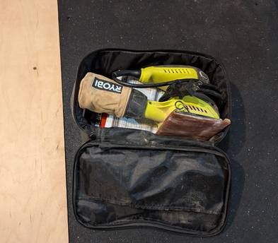 Ryobi S652D Corded 2 Amp 1/4 Inch 14,000 OBM Squared Orbital Finishing Sheet Sander