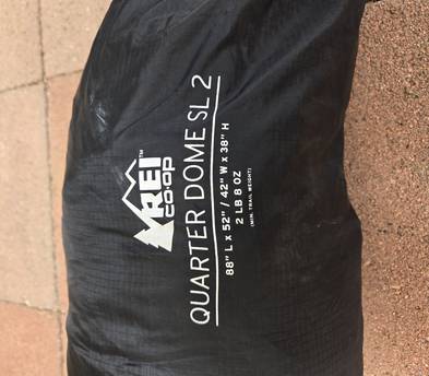 REI QUARTER DOME SL 2 TENT FOR BACKPACKING, 2 person tent