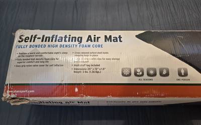 Self-inflating Air Mattress, Full Size, All Season,by StanSport