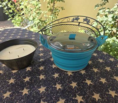 SeaToSummit 8 Cup Packable/collapsible Pot for Backpacking Stoves