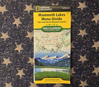 Eastern Sierra, Mammoth, and Kings Canyon Trail Maps for Hiking and Backpacking