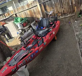 Registered Fishing kayak  Bonified rs117 sit on top