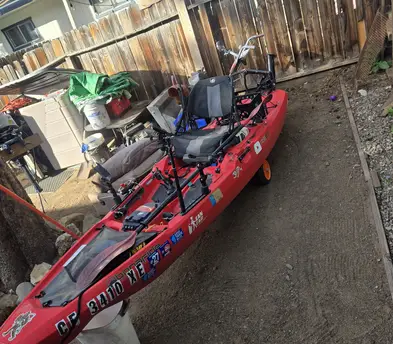 Registered Fishing kayak  Bonified rs117 sit on top