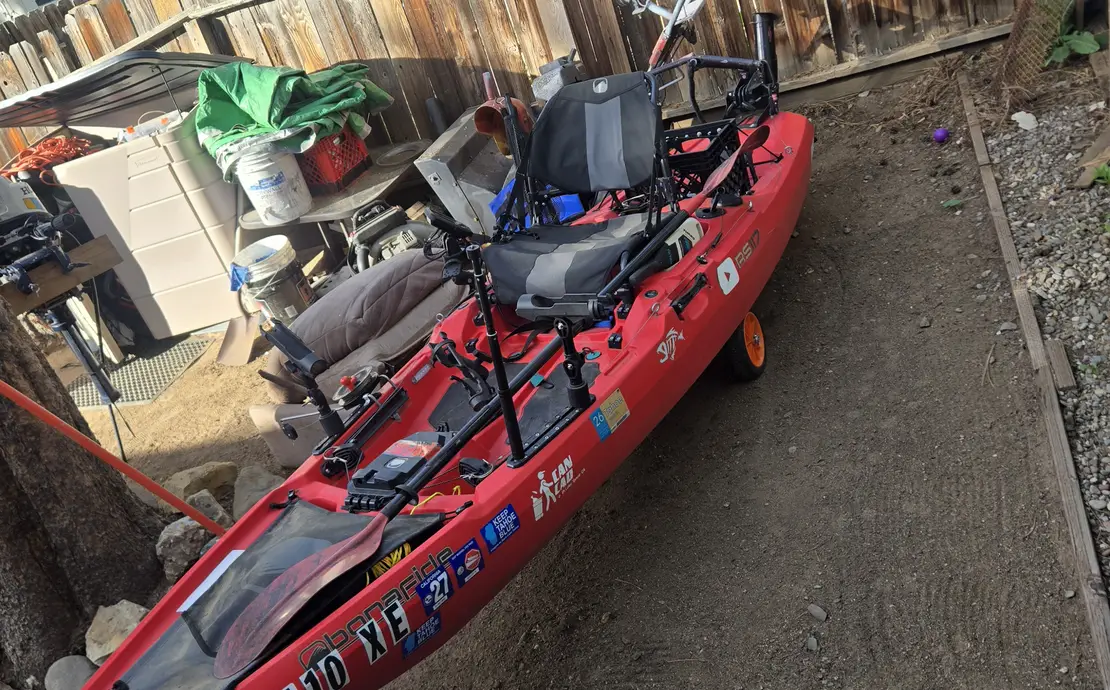 Registered Fishing kayak  Bonified rs117 sit on top
