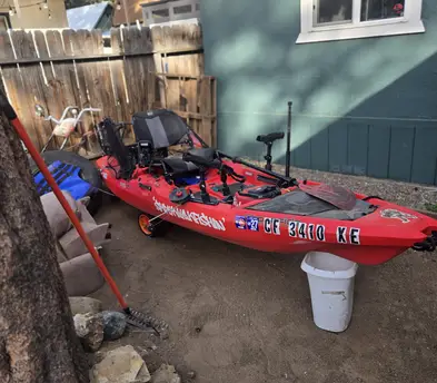 Registered Fishing kayak  Bonified rs117 sit on top
