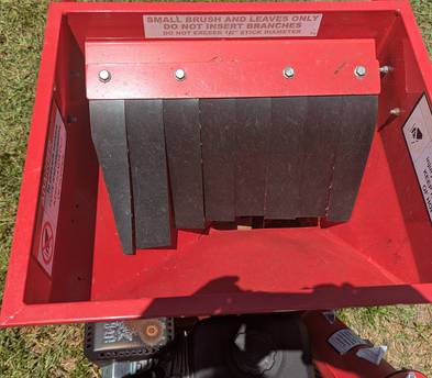 212cc Wood chipper and shredder