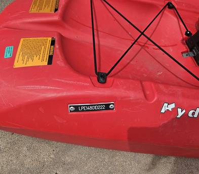 8 ft Lake Kayak - Open Top