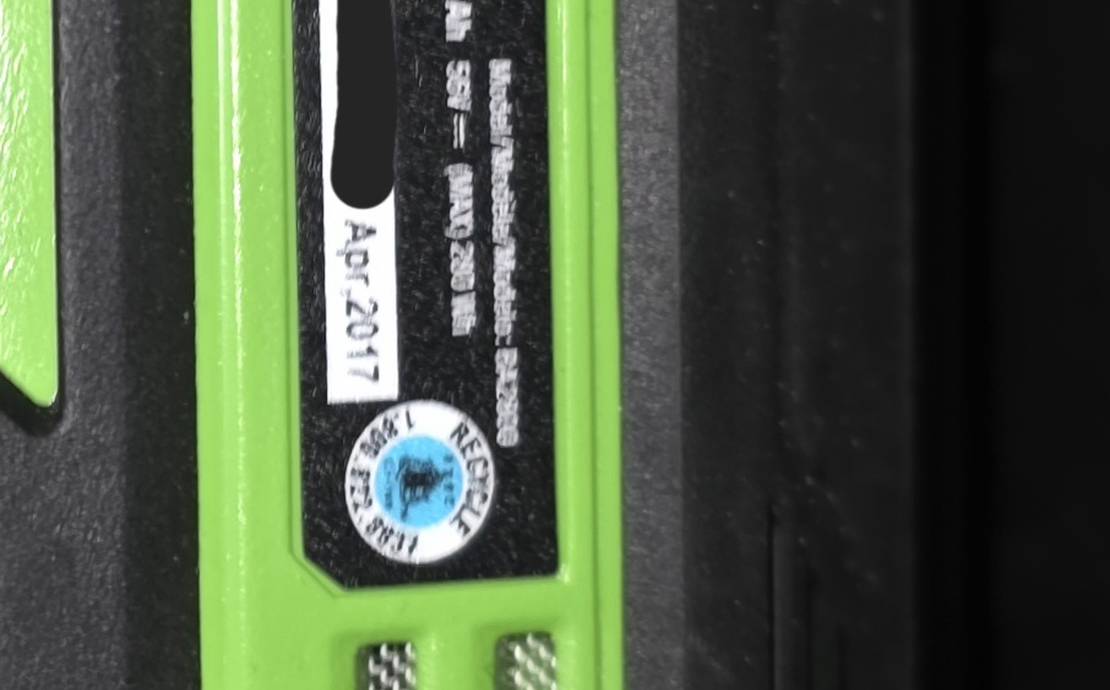 Ego 5ah 56v tool battery