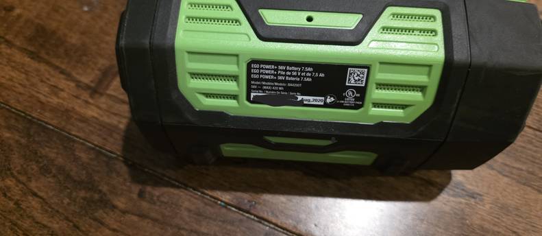 Ego 7.5ah 56v tool battery