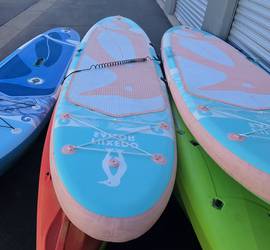 Kayaks(5) or paddleboards(5) w/ lifejackets,paddles ,drybags