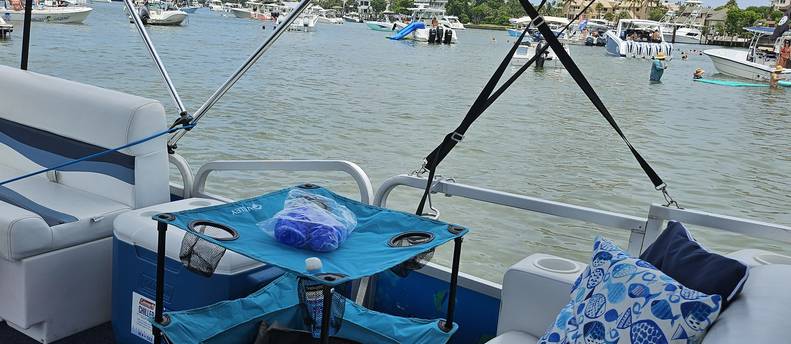 Private Boat Tour on Pontoon with Licensed Captain