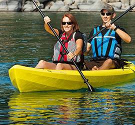 Double Tandem Kayak- Yellow