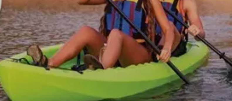 Double Tandem Kayak - Green