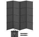 PEC-F3000LFP: 3.6kW 3072Wh Portable Power Station with Solar blanket for recharging. 24/48 hrs of power
