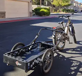 Ebike Compass Cart – Hitch-Mounted Utility Cart for Adventure Gear