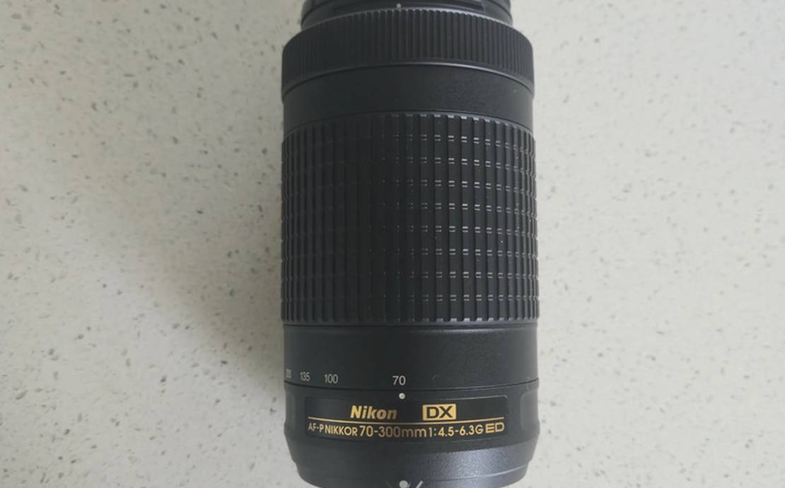 Nikon AF-P DX 70-300mm f/4.5-6.3G ED lens