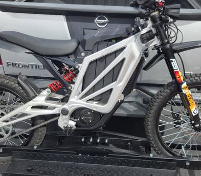 Ebike trailer hitch rack