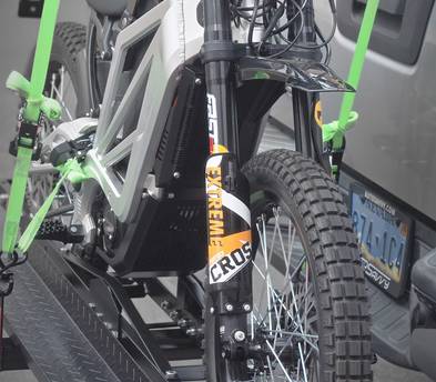 Ebike trailer hitch rack