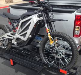 Ebike trailer hitch rack