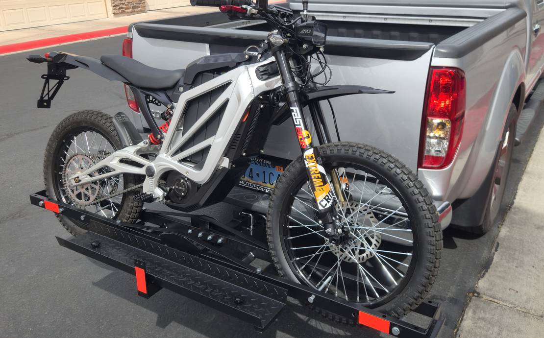 Ebike trailer hitch rack