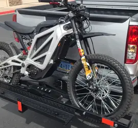 Ebike trailer hitch rack