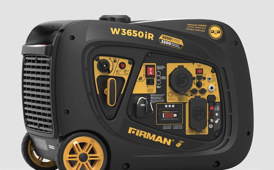 3650 Watt Inverter Portable Generator with Remote Start - Firman Whisper Series