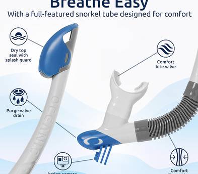Snorkeling Set - Full set up Oceanic Brand