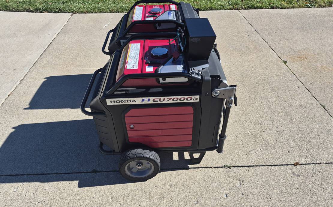 Honda EU7000iS Super Quiet Generators – Parallel Ready or Single starting at $100/day