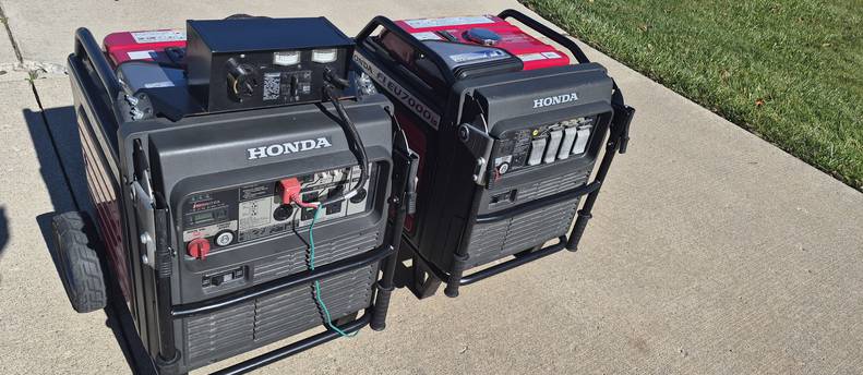 Honda EU7000iS Super Quiet Generators – Parallel Ready or Single starting at $100/day