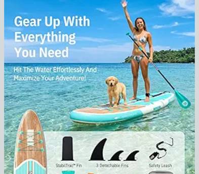 Nephaen 10'6'' inflatable paddle boarf