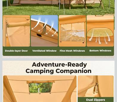 Inflatable Yoleny large ten 2 rooms and canopy