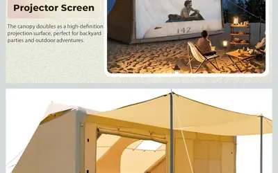 Inflatable Yoleny large ten 2 rooms and canopy