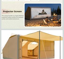 Inflatable Yoleny large ten 2 rooms and canopy